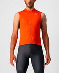CASTELLI Ärmelloses Fahrradtrikot - ENTRATA VI - Grau/Orange
