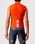 CASTELLI Ärmelloses Fahrradtrikot - ENTRATA VI - Grau/Orange