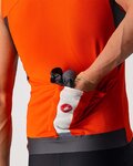 CASTELLI Ärmelloses Fahrradtrikot - ENTRATA VI - Grau/Orange