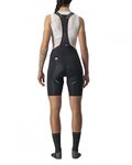 CASTELLI Kurze Fahrradhose mit Trägern - FREE AERO RC LADY - Schwarz