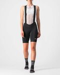 CASTELLI Kurze Fahrradhose mit Trägern - ENDURANCE LADY  - Schwarz