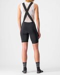 CASTELLI Kurze Fahrradhose mit Trägern - ENDURANCE LADY  - Schwarz