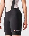CASTELLI Kurze Fahrradhose mit Trägern - ENDURANCE LADY  - Schwarz