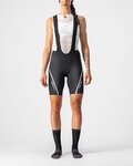 CASTELLI Kurze Fahrradhose mit Trägern - VELOCISSIMA 3 LADY - Schwarz