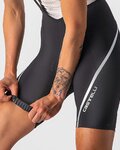 CASTELLI Kurze Fahrradhose mit Trägern - VELOCISSIMA 3 LADY - Schwarz