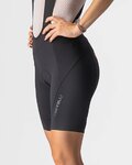 CASTELLI Kurze Fahrradhose mit Trägern - VELOCISSIMA 3 LADY - Schwarz