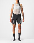 CASTELLI Fahrradshorts ohne Träger - VELOCISSIMA 3 LADY - Silber/Schwarz