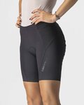 CASTELLI Fahrradshorts ohne Träger - VELOCISSIMA 3 LADY - Schwarz