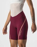 CASTELLI Fahrradshorts ohne Träger - VELOCISSIMA 3 LADY - bordeaux