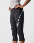 CASTELLI 3/4 lange Fahrradhose ohne Träger - VELOCISSIMA 3 LADY - Hellblau/Schwarz