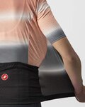 CASTELLI Kurzarm Fahrradtrikot - DOLCE LADY - Grau/Schwarz/Rosa