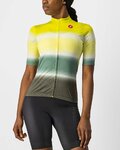 CASTELLI Kurzarm Radtrikot und Shorts - DOLCE LADY - Grün/Schwarz/Gelb