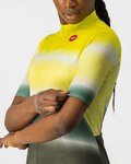 CASTELLI Kurzarm Fahrradtrikot - DOLCE LADY - Grün/Gelb