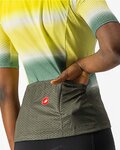CASTELLI Kurzarm Fahrradtrikot - DOLCE LADY - Grün/Gelb