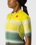 CASTELLI Kurzarm Fahrradtrikot - DOLCE LADY - Grün/Gelb