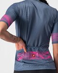 CASTELLI Kurzarm Fahrradtrikot - FENICE LADY - Blau/Rosa