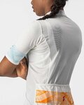 CASTELLI Kurzarm Fahrradtrikot - FENICE LADY - Elfenbein/Orange