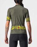 CASTELLI Kurzarm Fahrradtrikot - FENICE LADY - Gelb/Grün