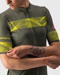 CASTELLI Kurzarm Fahrradtrikot - FENICE LADY - Gelb/Grün