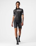 CASTELLI Kurzarm Fahrradtrikot - FENICE LADY - Weiß/Schwarz