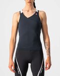 CASTELLI Ärmelloses Fahrradtrikot - SOLARIS LADY - Schwarz/Weiß