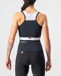 CASTELLI Ärmelloses Fahrradtrikot - SOLARIS LADY - Schwarz/Weiß