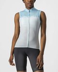 CASTELLI Ärmelloses Fahrradtrikot - VELOCISSIMA LADY - Blau