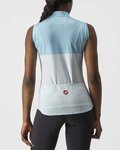 CASTELLI Ärmelloses Fahrradtrikot - VELOCISSIMA LADY - Blau