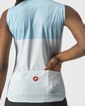 CASTELLI Ärmelloses Fahrradtrikot - VELOCISSIMA LADY - Blau