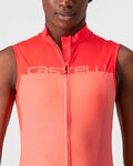 CASTELLI Ärmelloses Fahrradtrikot - VELOCISSIMA LADY - Rosa