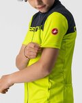 CASTELLI Kurzarm Fahrradtrikot - NEO PROLOGO KIDS - Gelb/Blau