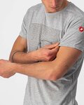 CASTELLI Kurzarm Fahrrad-Shirt - SCORPION TEE - Grau