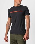 CASTELLI Kurzarm Fahrrad-Shirt - VENTAGLIO TEE - Schwarz