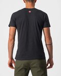CASTELLI Kurzarm Fahrrad-Shirt - VENTAGLIO TEE - Schwarz