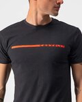 CASTELLI Kurzarm Fahrrad-Shirt - VENTAGLIO TEE - Schwarz