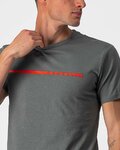 CASTELLI Kurzarm Fahrrad-Shirt - VENTAGLIO TEE - Grau
