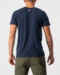CASTELLI Kurzarm Fahrrad-Shirt - VENTAGLIO TEE - Blau