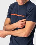 CASTELLI Kurzarm Fahrrad-Shirt - VENTAGLIO TEE - Blau