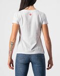 CASTELLI Kurzarm Fahrrad-Shirt - BELLAGIO TEE LADY - Weiß