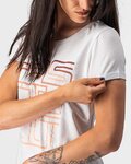 CASTELLI Kurzarm Fahrrad-Shirt - BELLAGIO TEE LADY - Weiß