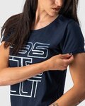 CASTELLI Kurzarm Fahrrad-Shirt - BELLAGIO TEE LADY - Blau