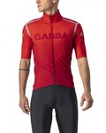 CASTELLI Kurzarm Fahrradtrikot - GABBA ROS SPECIAL  - Rot