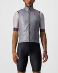 CASTELLI Fahrradweste - ARIA - Silber