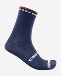 CASTELLI Klassische Fahrradsocken - ROSSO CORSA - Blau