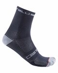CASTELLI Klassische Fahrradsocken - SUPERLEGGER T 12 - Blau