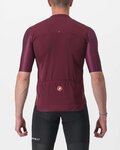 CASTELLI Kurzarm Fahrradtrikot - PROLOGO VII - Gelb/Elfenbein/bordeaux