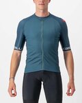 CASTELLI Kurzarm Fahrradtrikot - ENTRATA VI - Blau