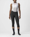 CASTELLI 3/4 lange Fahrradhose ohne Träger - VELOCISSIMA 3 LADY - Schwarz