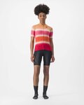 CASTELLI Kurzarm Fahrradtrikot - DOLCE LADY - Rot/Orange