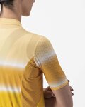CASTELLI Kurzarm Fahrradtrikot - DOLCE LADY - Gelb/bordeaux